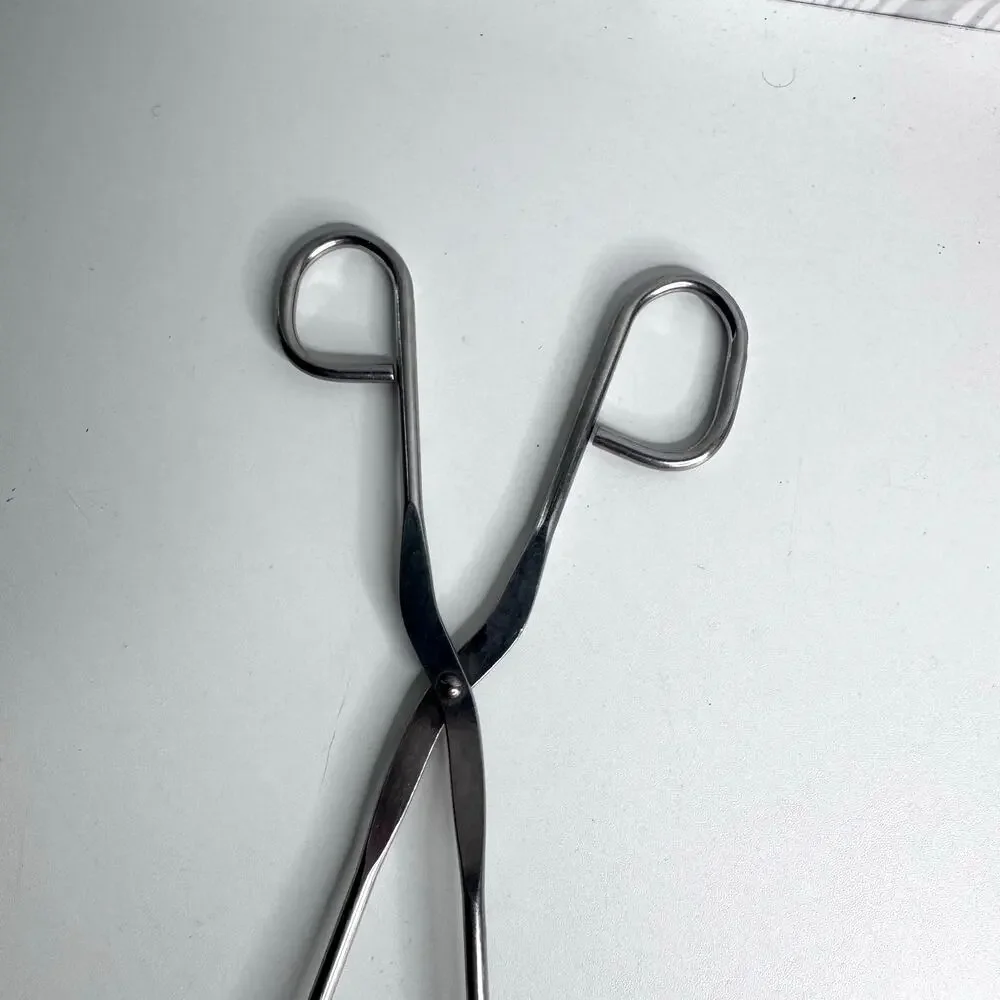 VTG Clay Adams Stainless Kitchen Utensil Salad Grabber Gripper Tongs USA